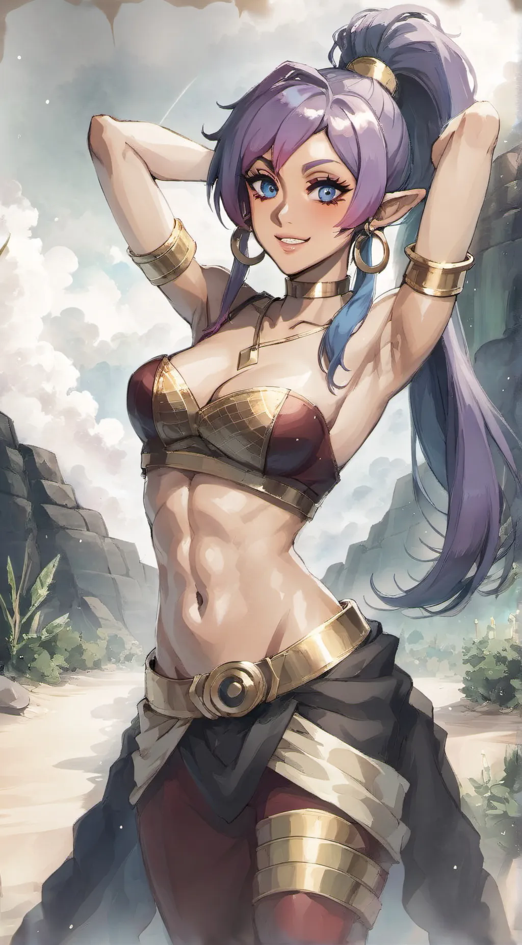 ai character: Shantae background