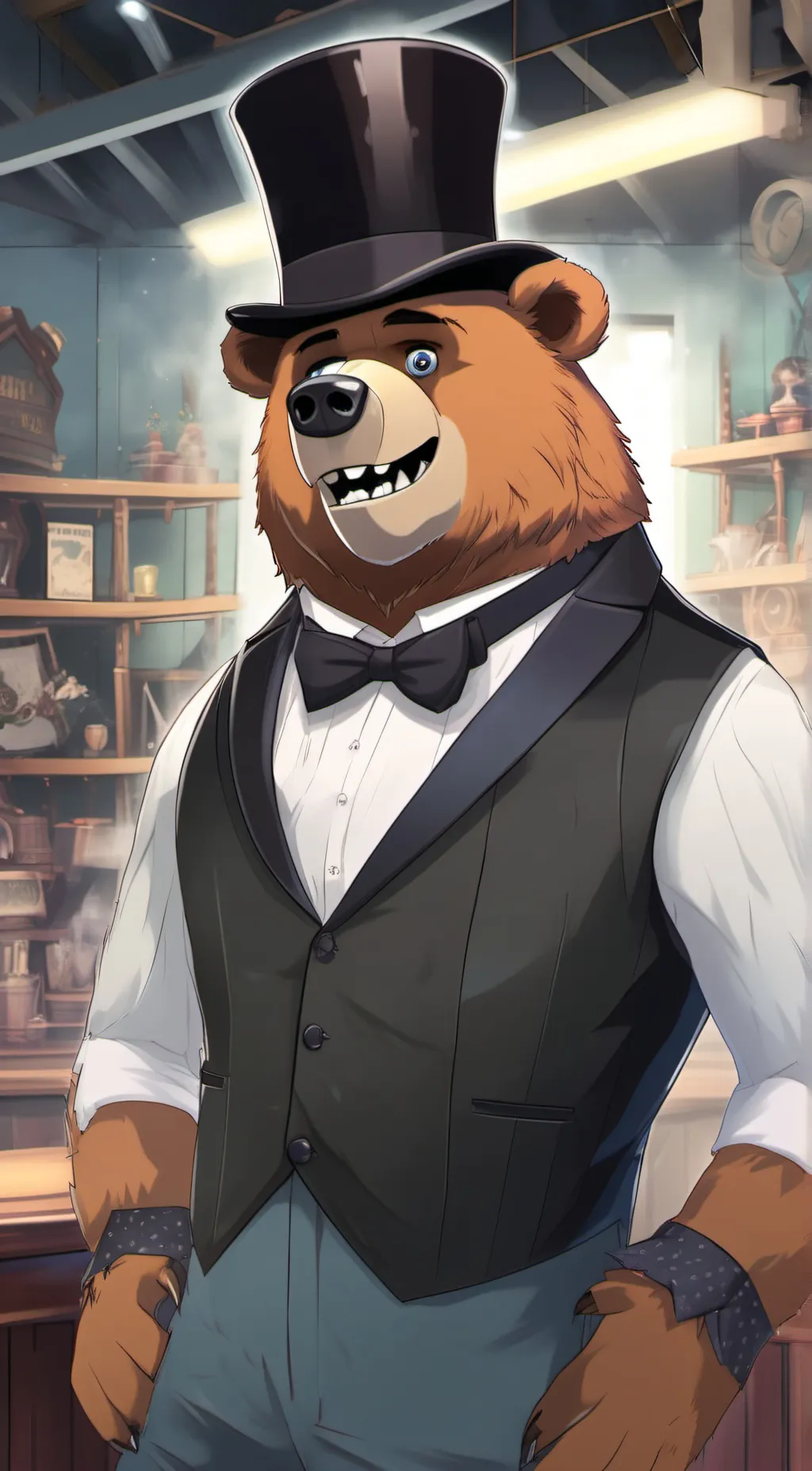 ai character: freddy background