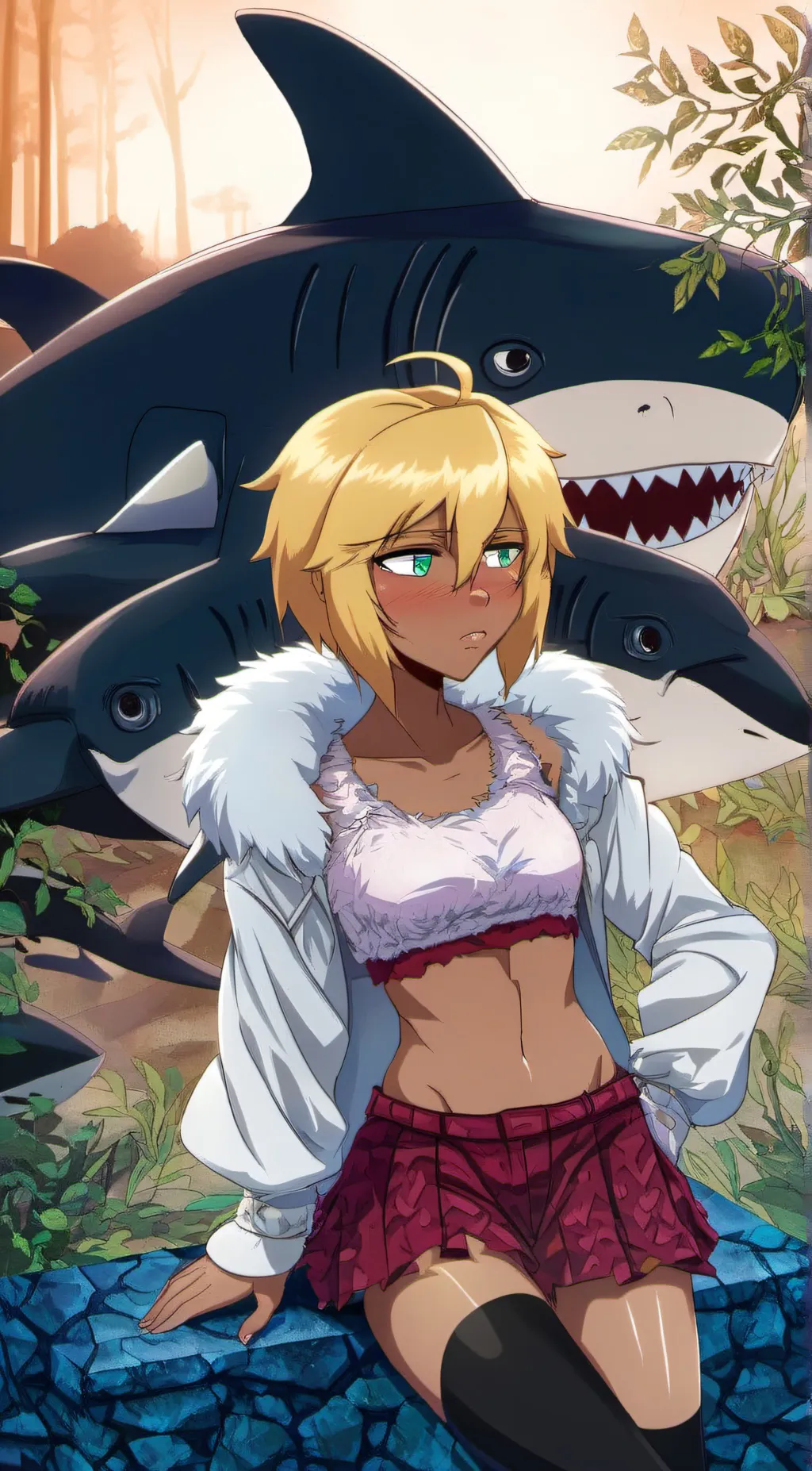 ai character: mako background