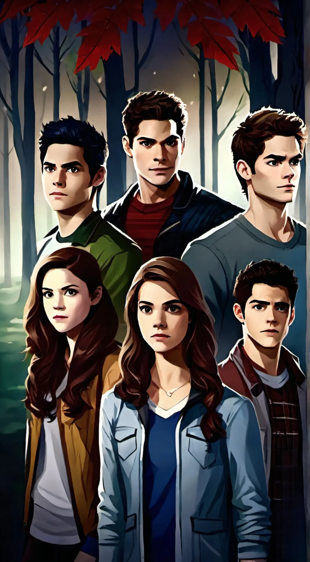 ai character: Teen wolf background