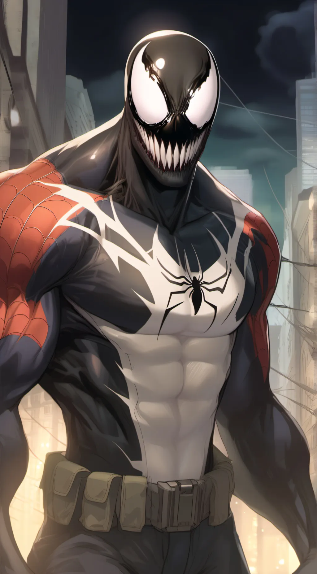 ai character: Venom/carnage background