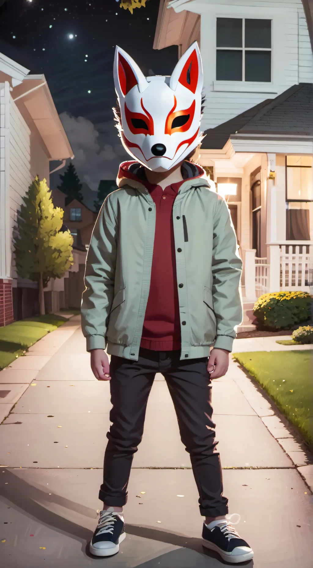 ai character: ? background