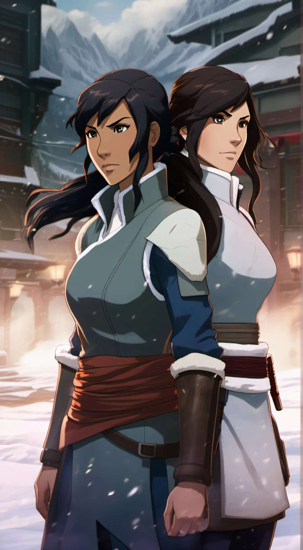 ai character: (Armless) Korra background