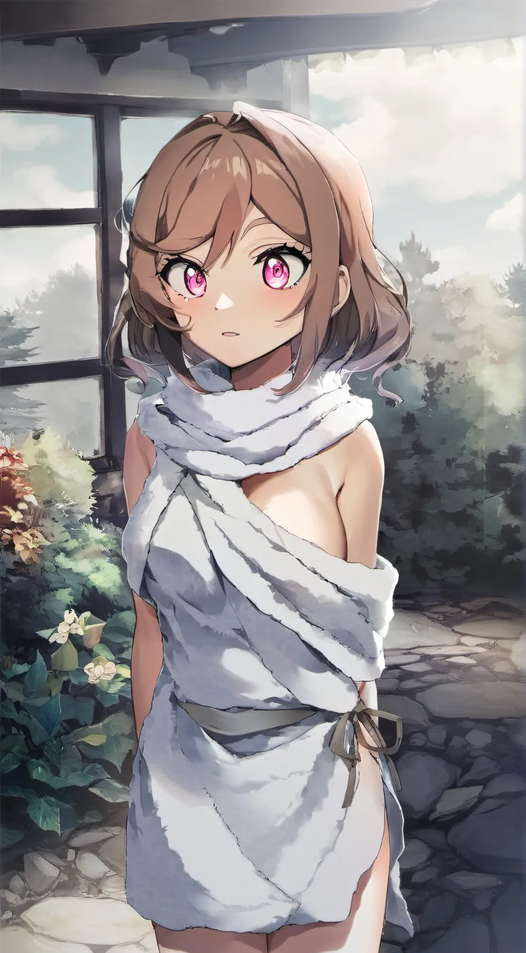 ai character: happy background