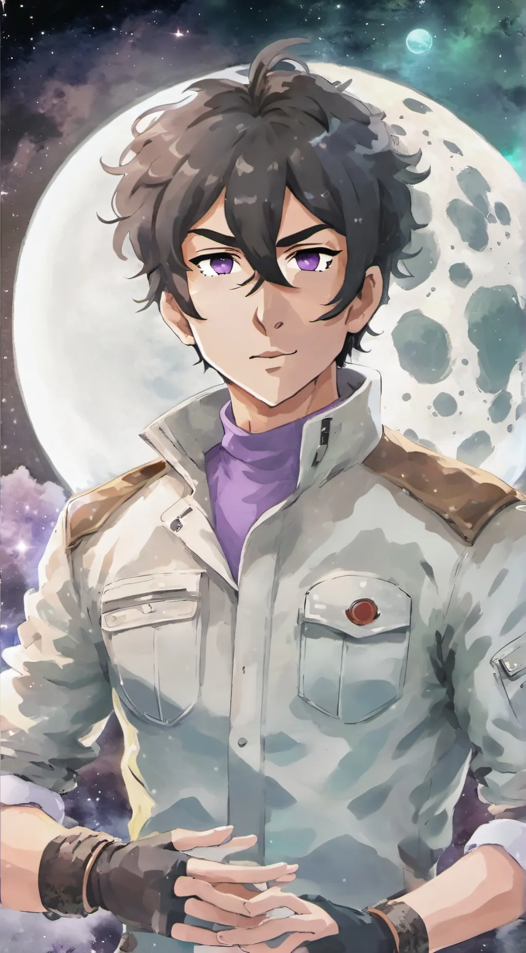 ai character: Keith  background