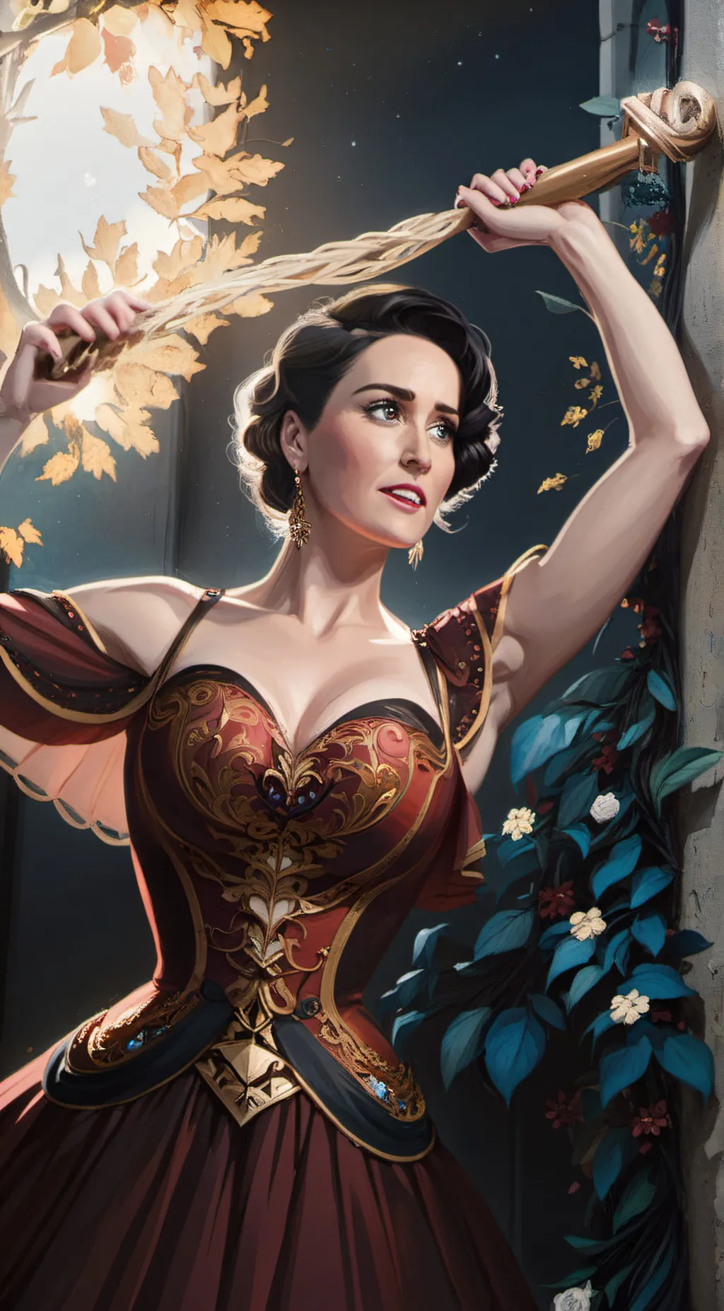 ai character: katy parry  background