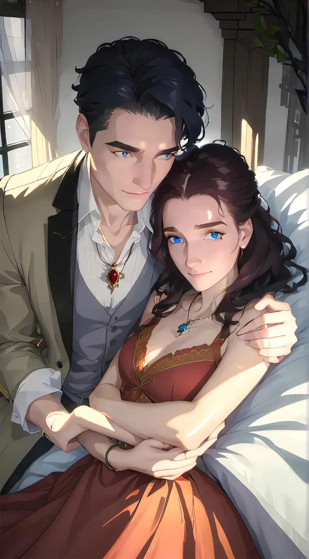ai character: Annabelle and Nath background
