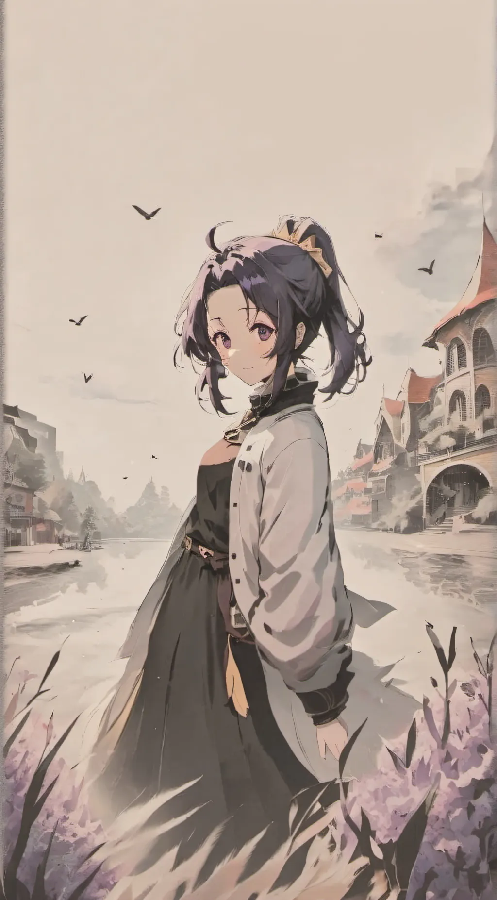 ai character: shinobu  background