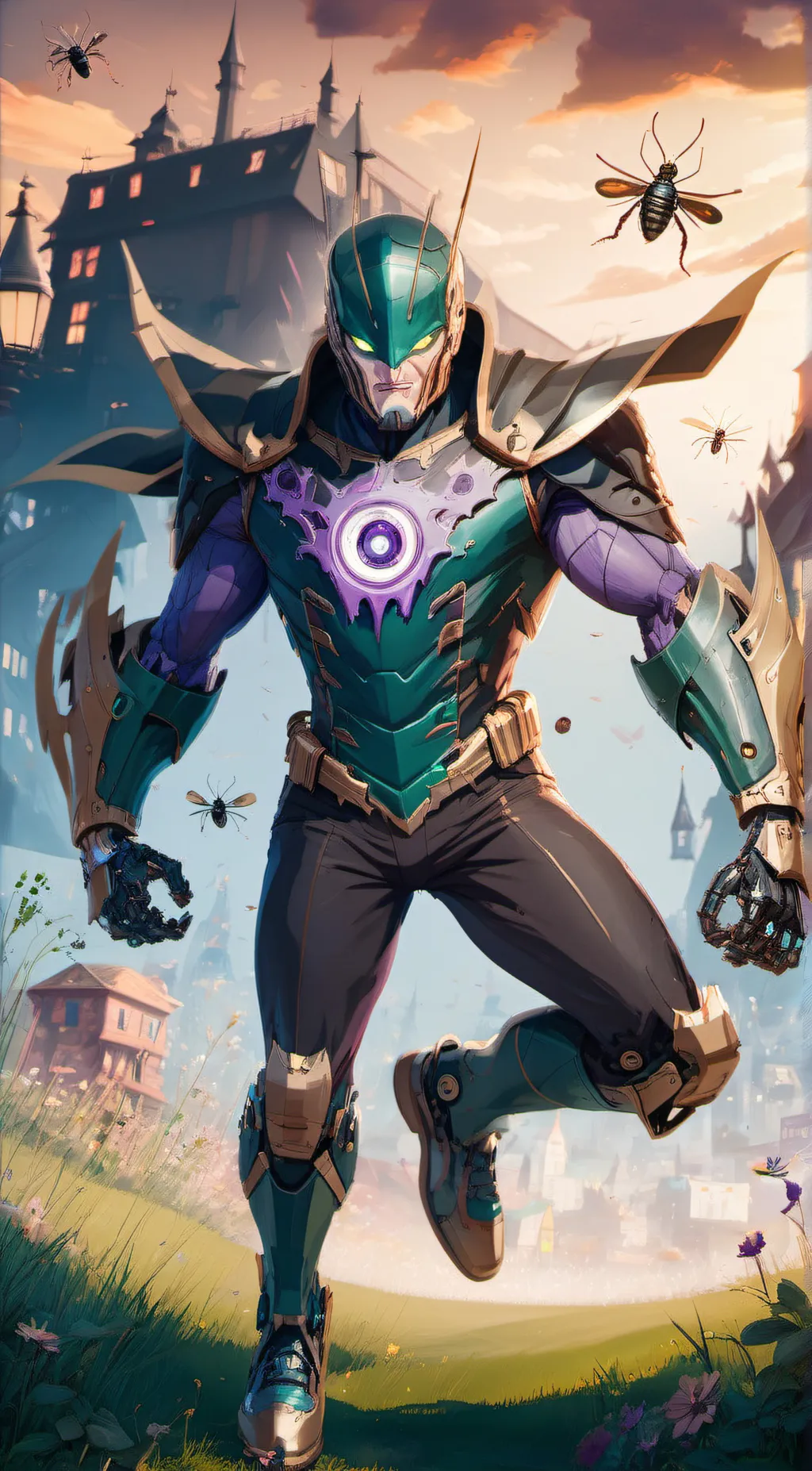 ai character: Bug Spary background