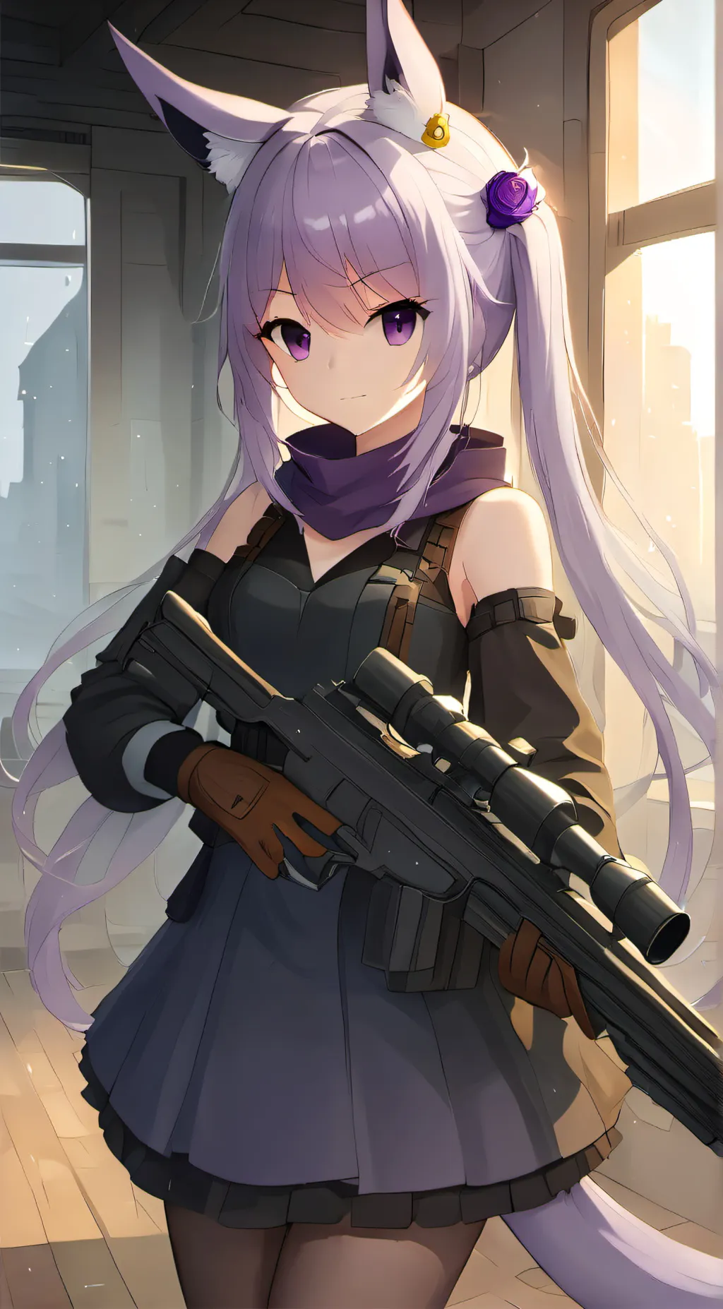 ai character: Rose background