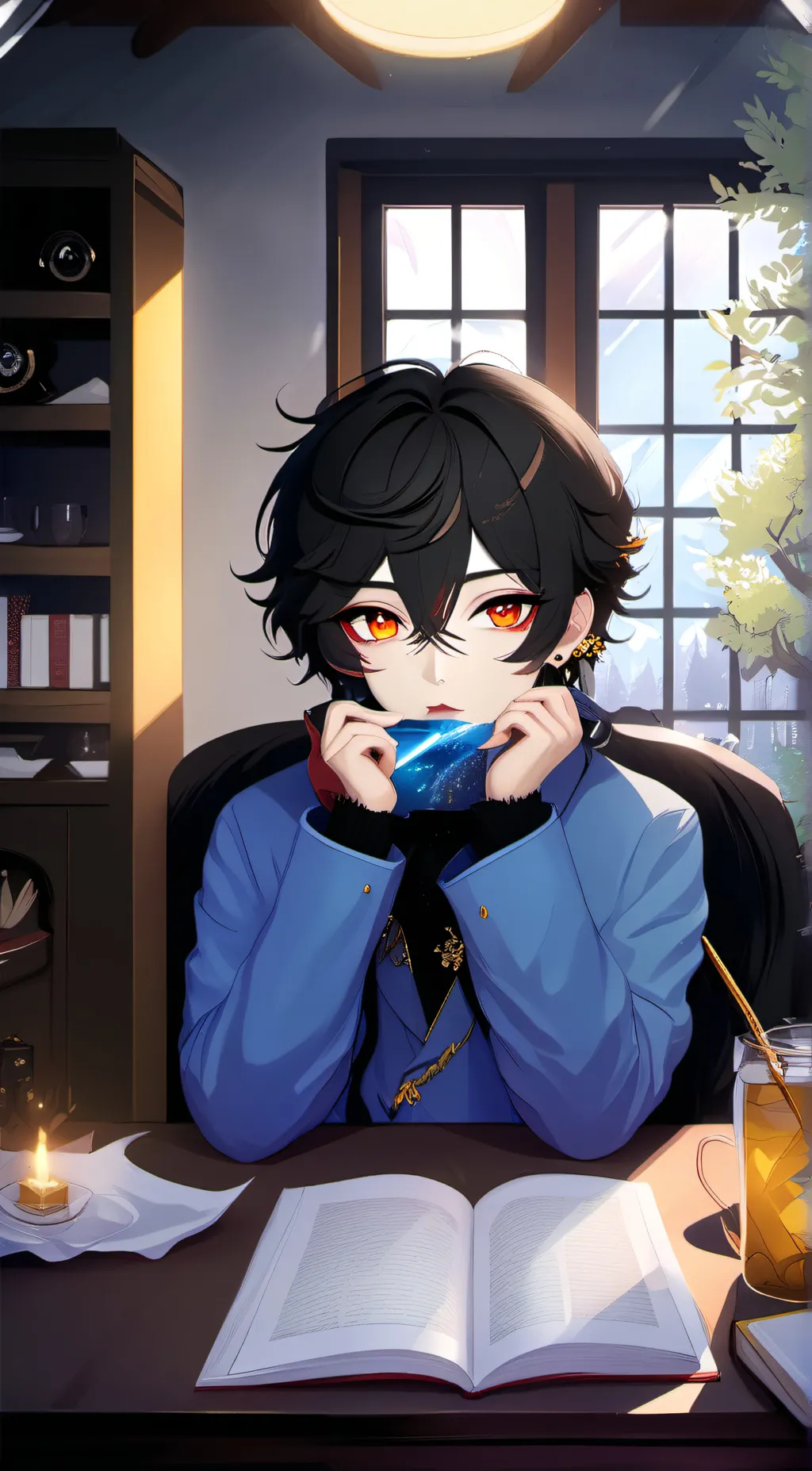 ai character: Rien background