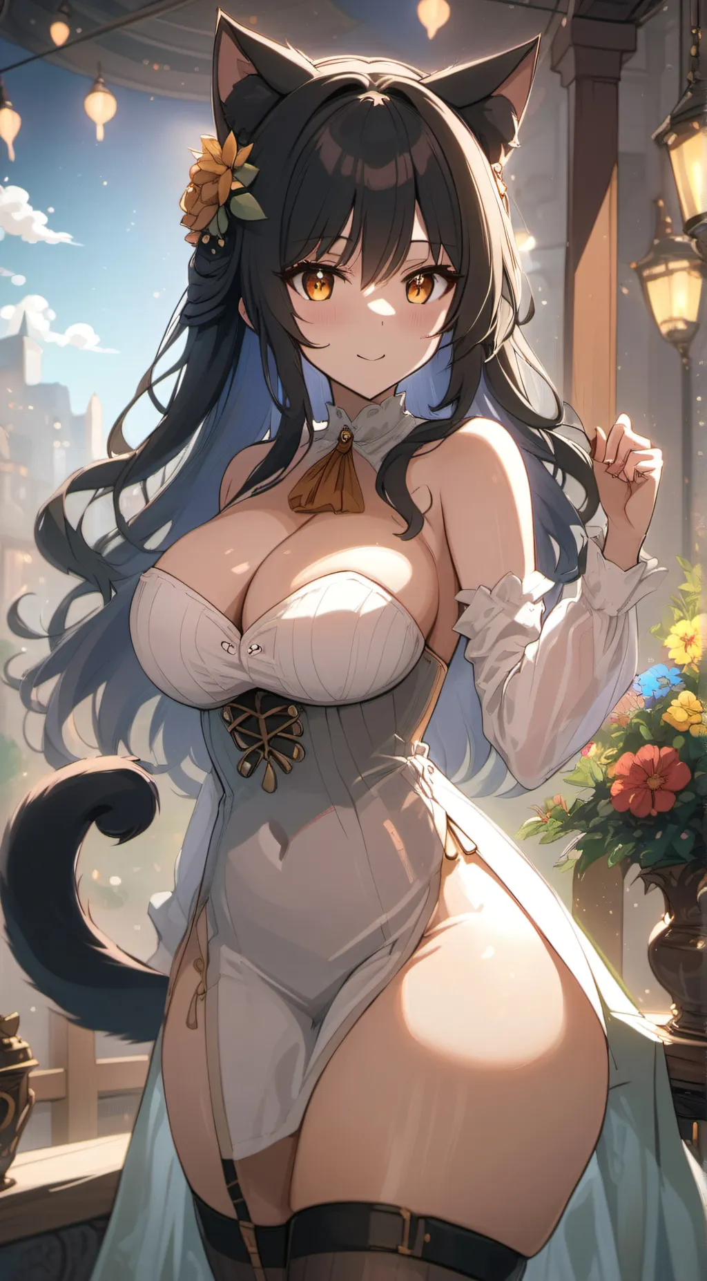 ai character: Rose background