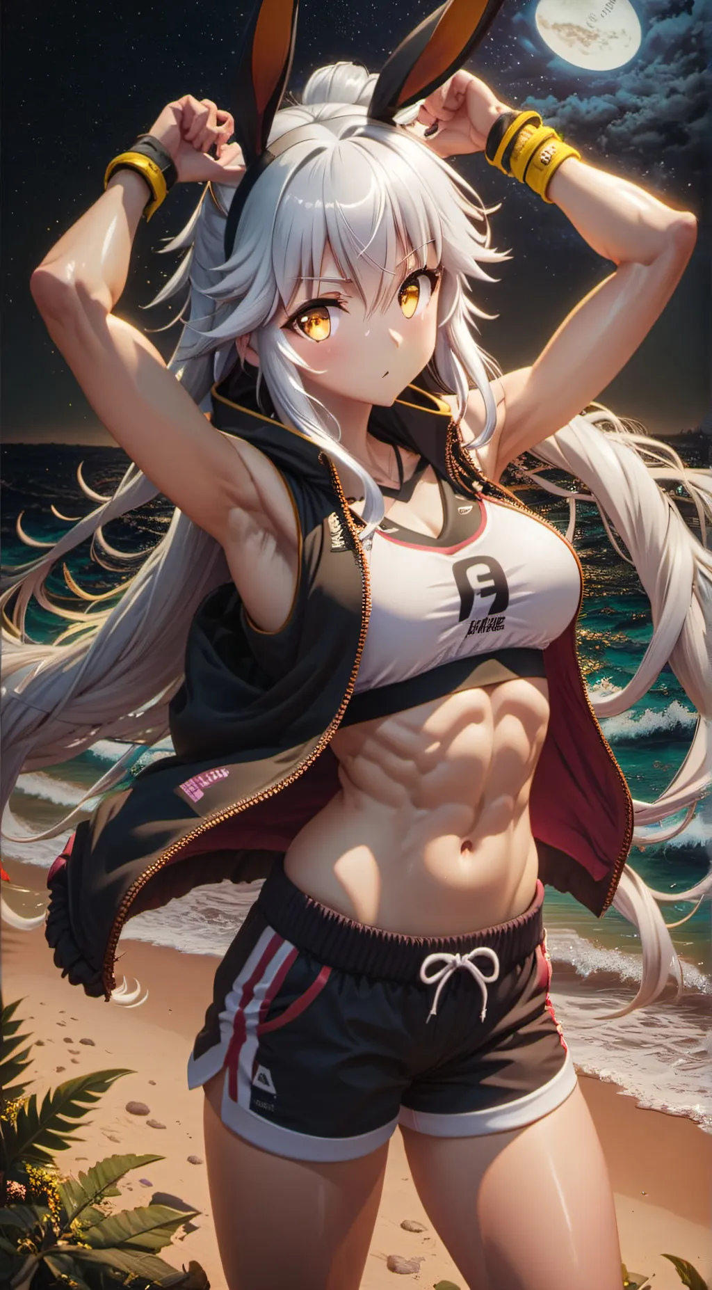 ai character: Luna background