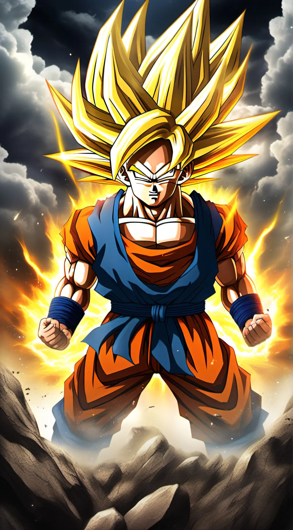 ai character: goku background