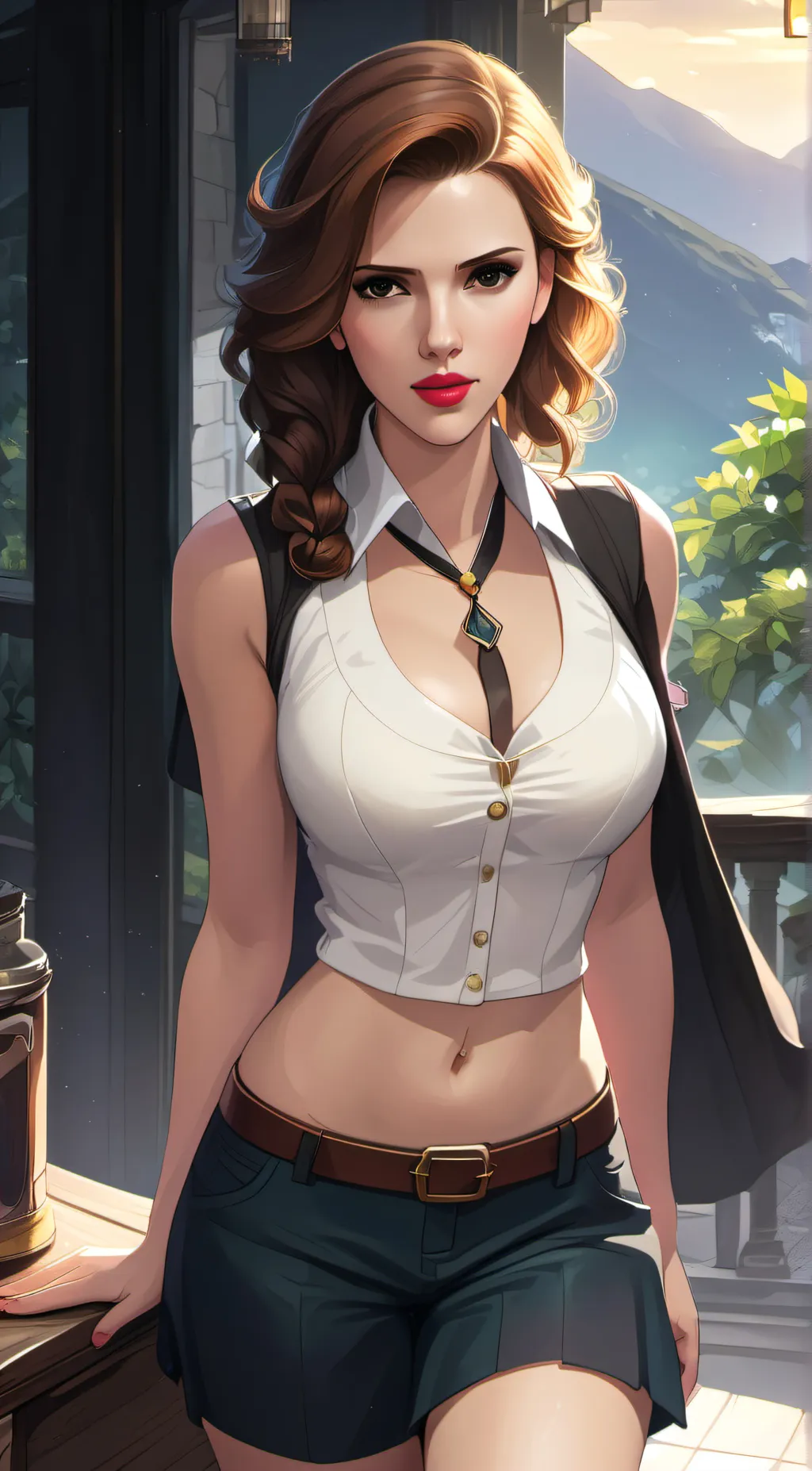 ai character: natasha background