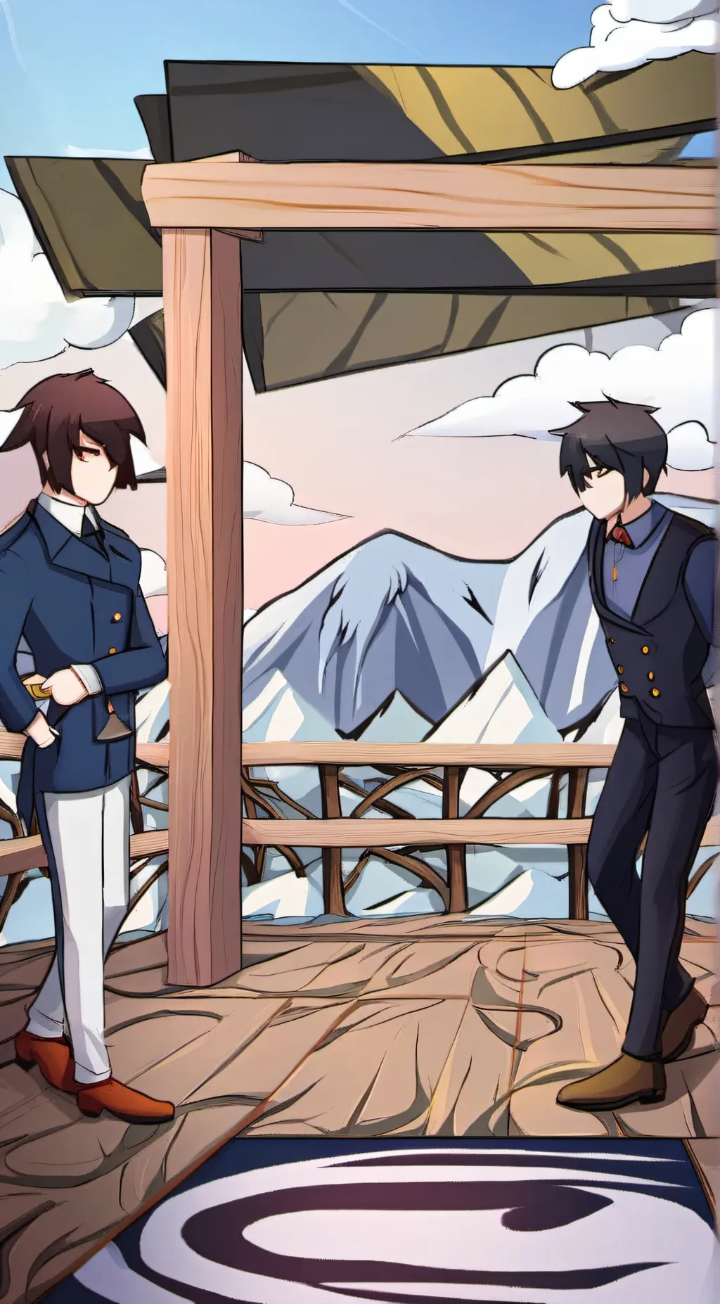 ai character: kit and jake background