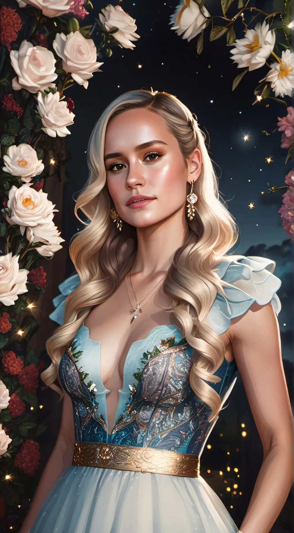 ai character: Brie Larson background