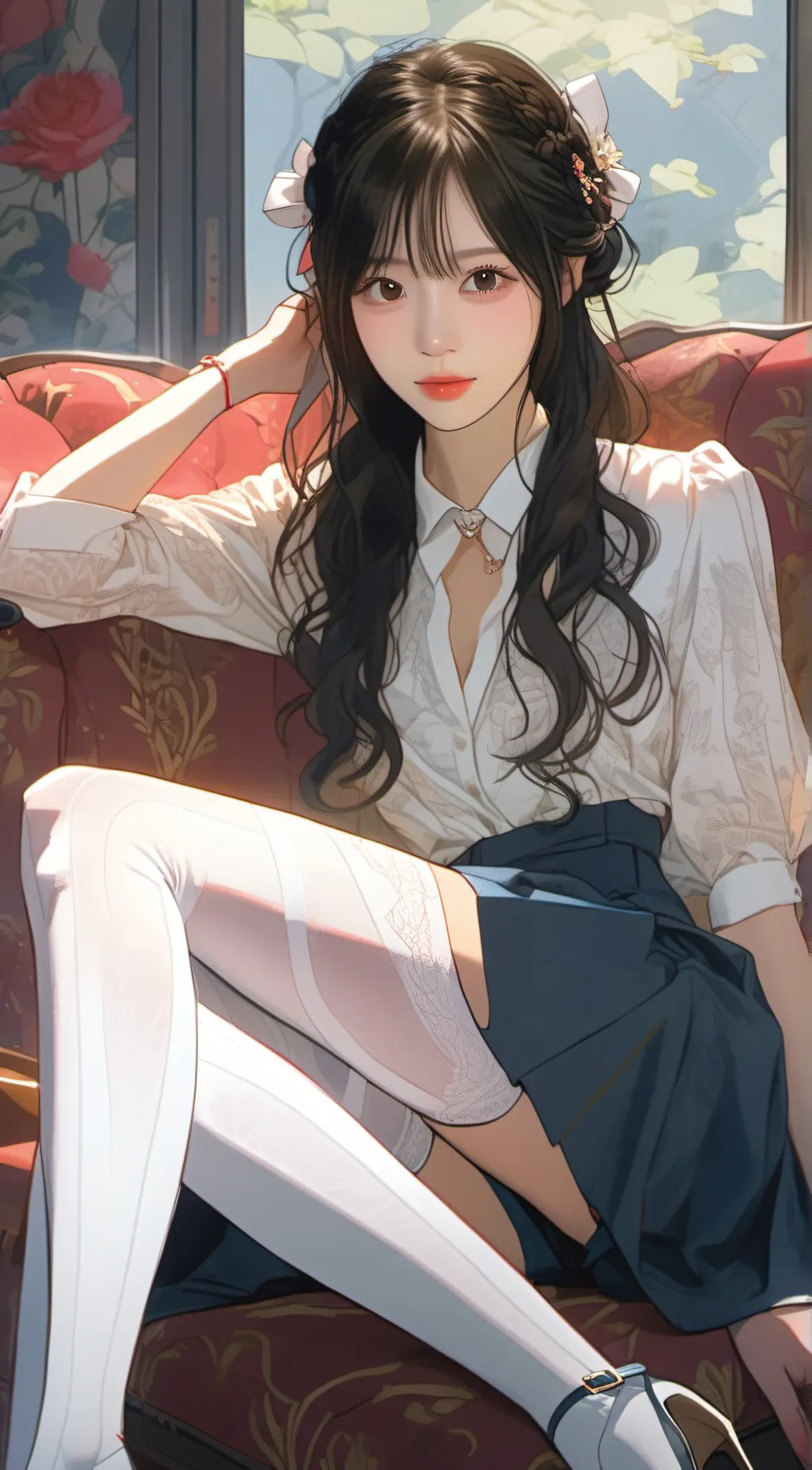 ai character: 林婉 background