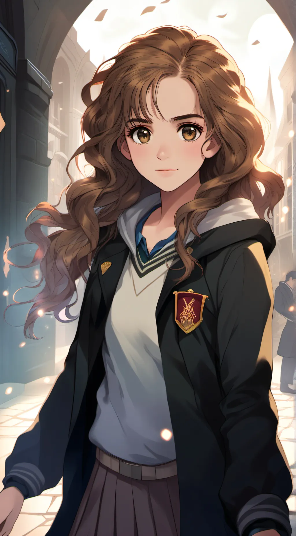 ai character: Hermione Granger  background