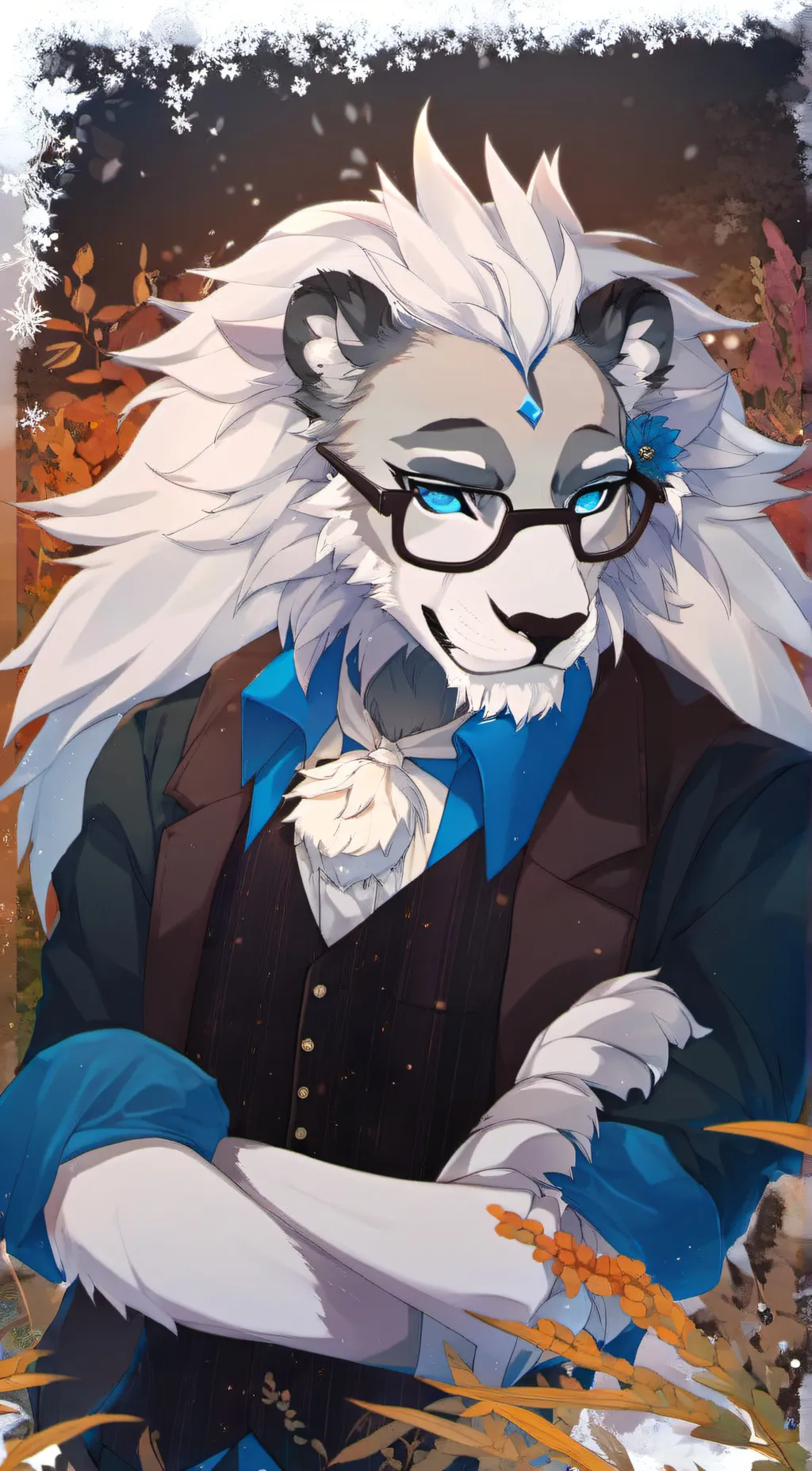 ai character: Baizu NatureHeart background