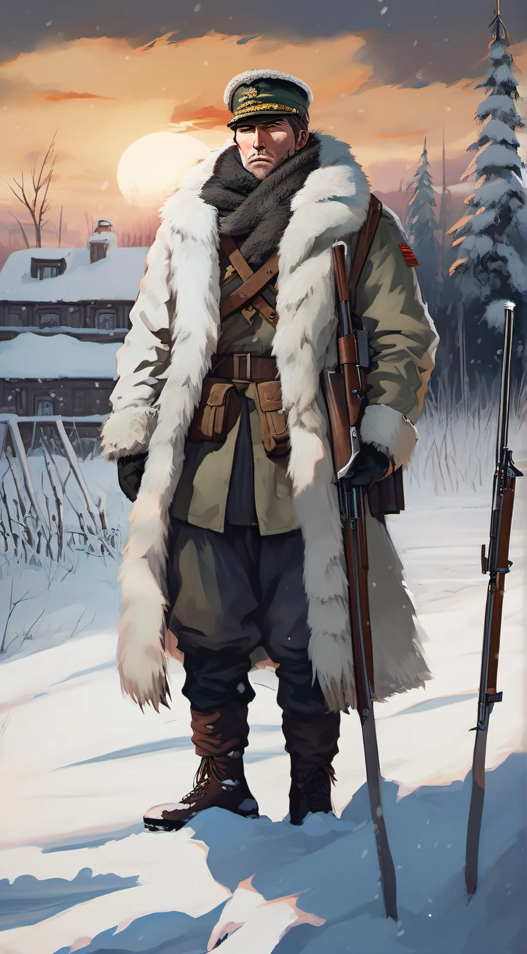 ai character: Russian enemy background