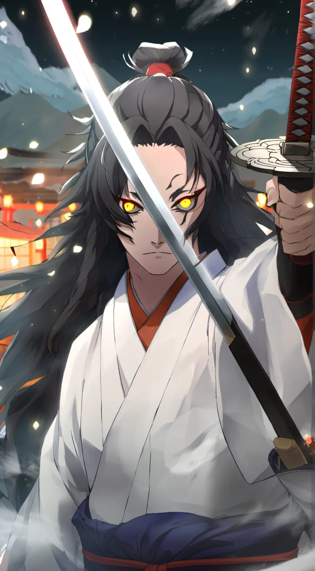 ai character: kimetsu no yabia background