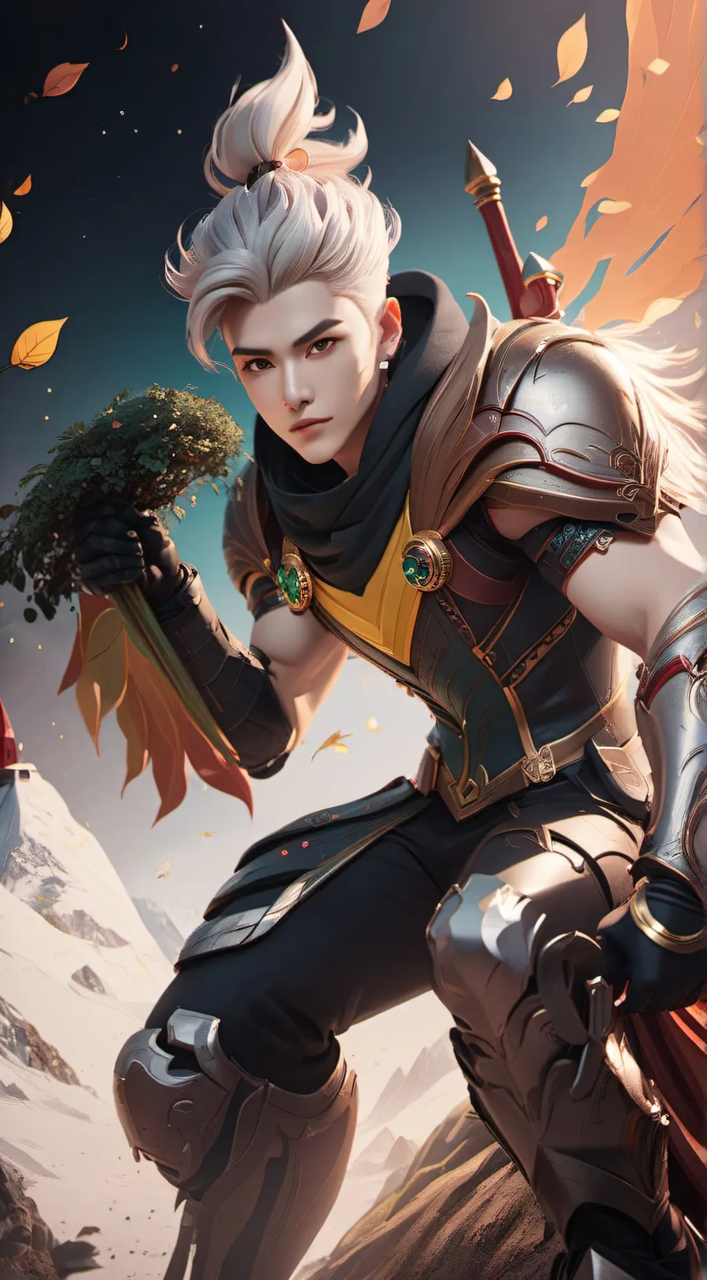 ai character: Jason darulo  background