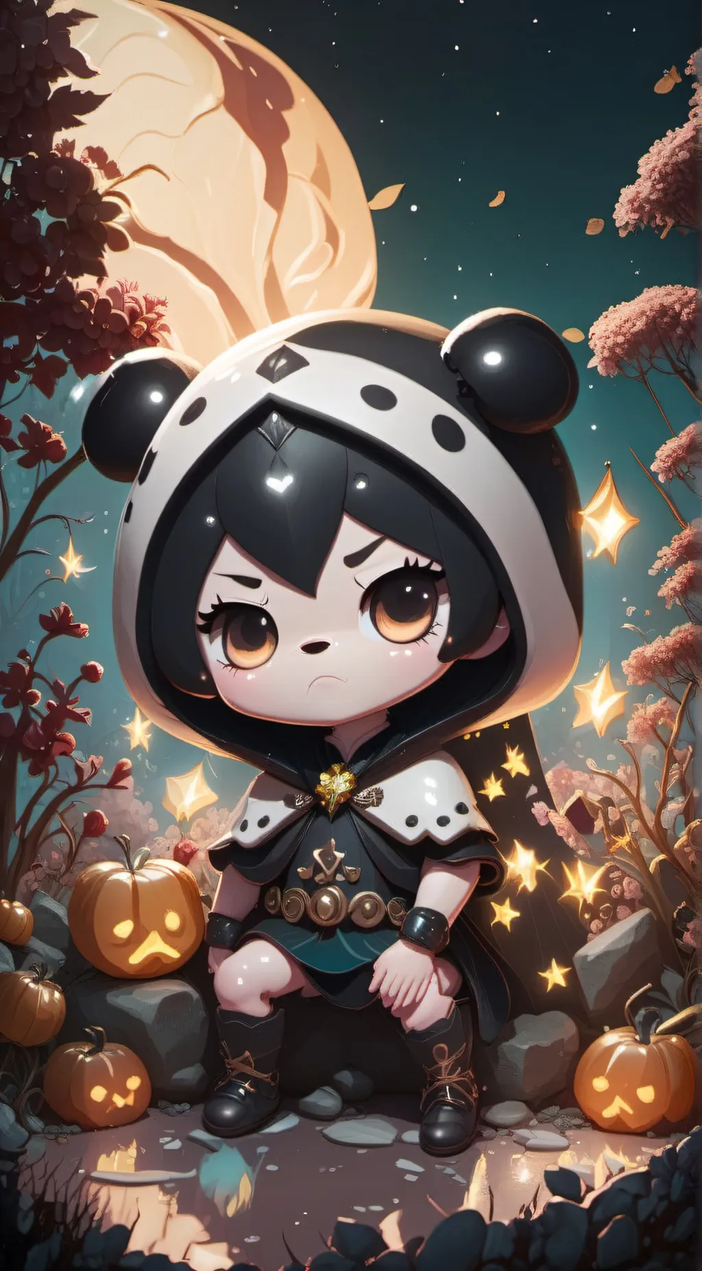ai character: Kuromi 🥰 background