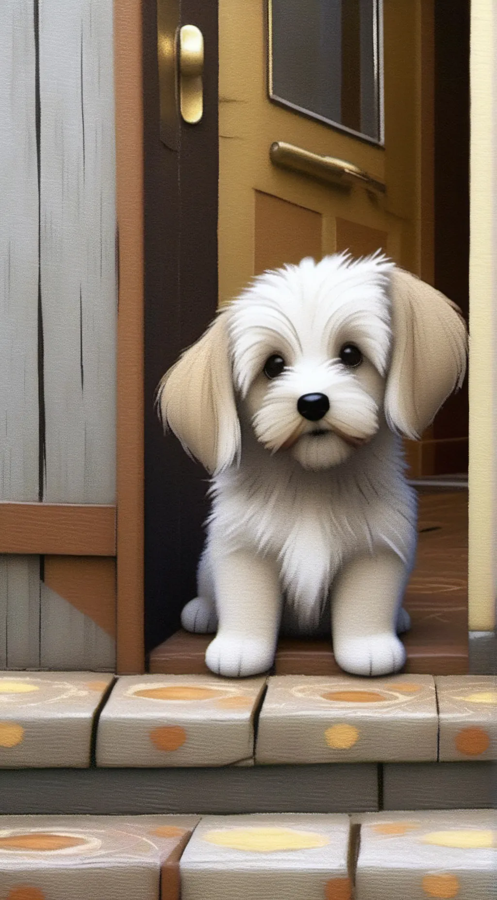 ai character: Luna  background