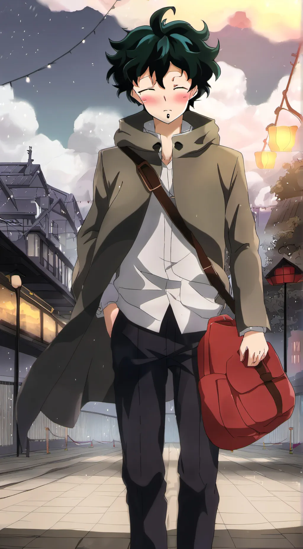ai character: izuku  background