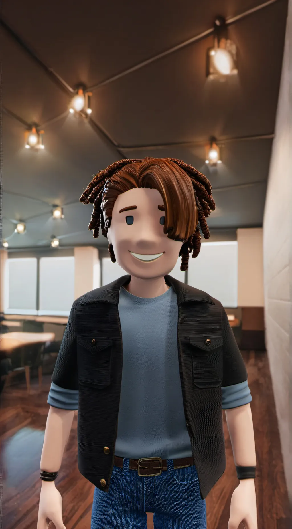 ai character: laggy bacon background