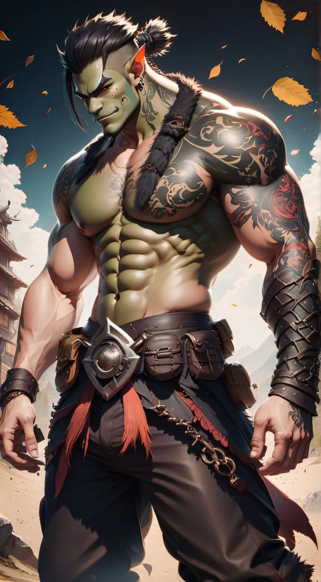 ai character: Logosh background