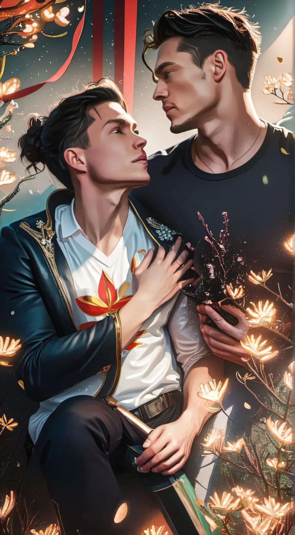 ai character: Max and Charlie background