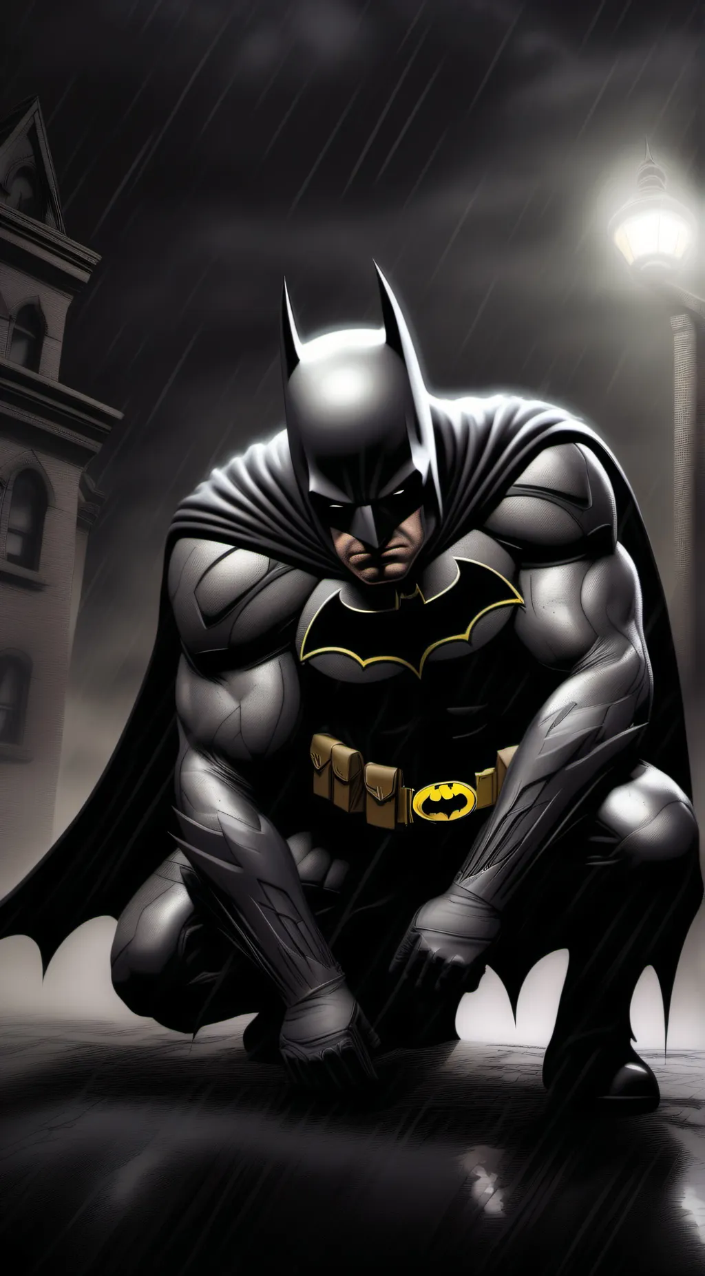 ai character: Batman background