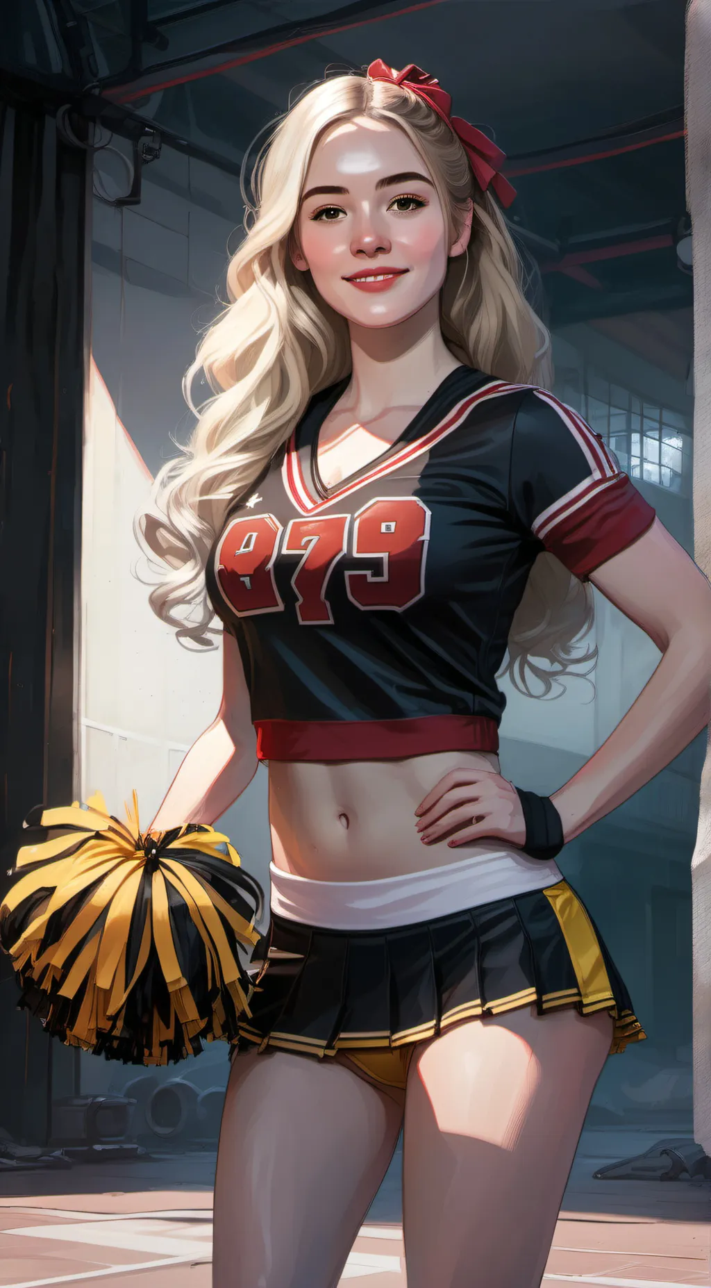ai character: Madelyn  background