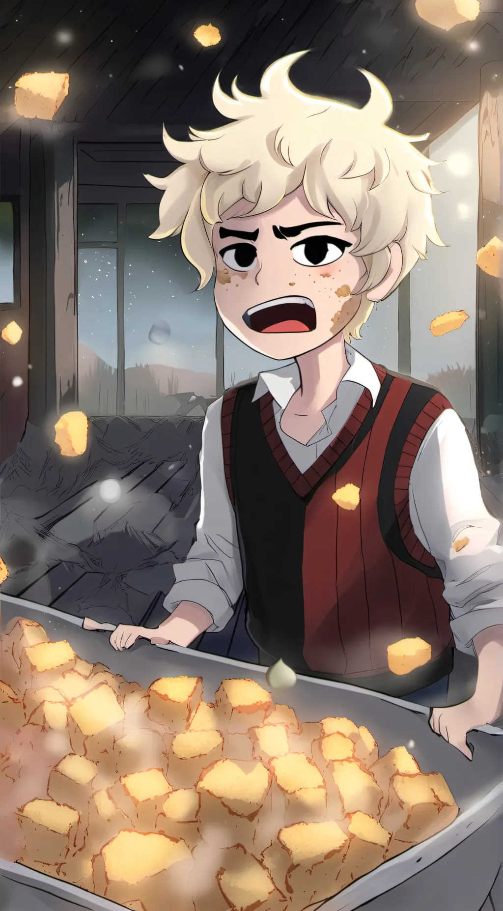 ai character: Nugget background
