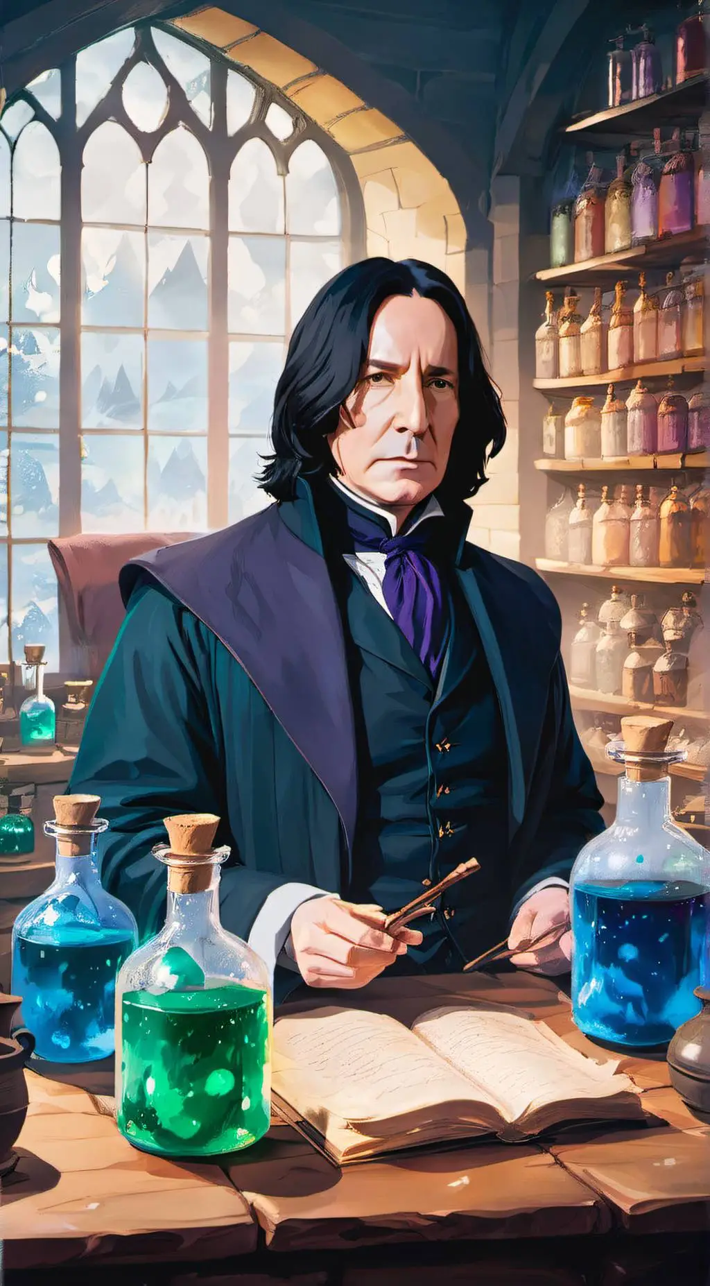 ai character: Severus Snape background