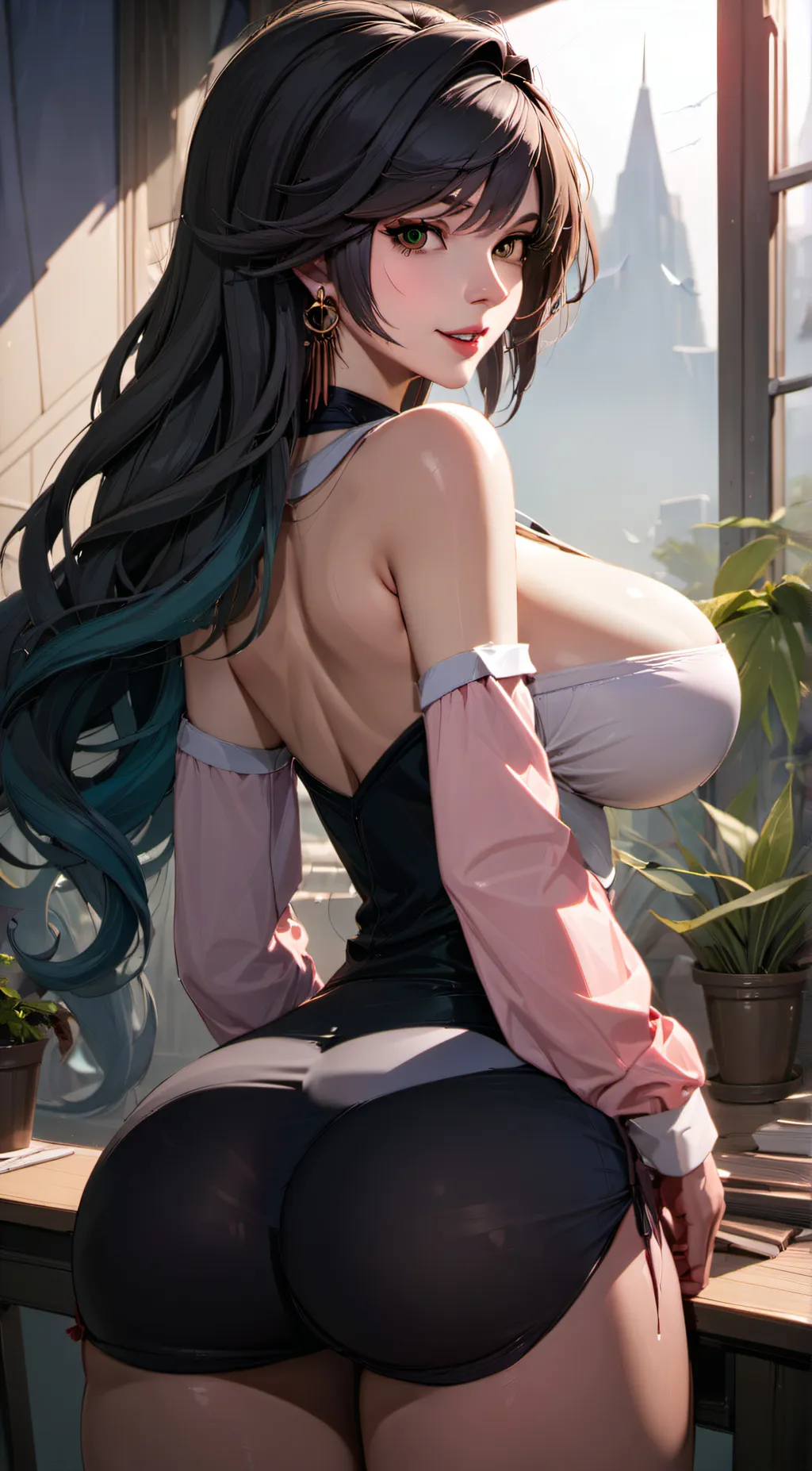 ai character: mega butt background