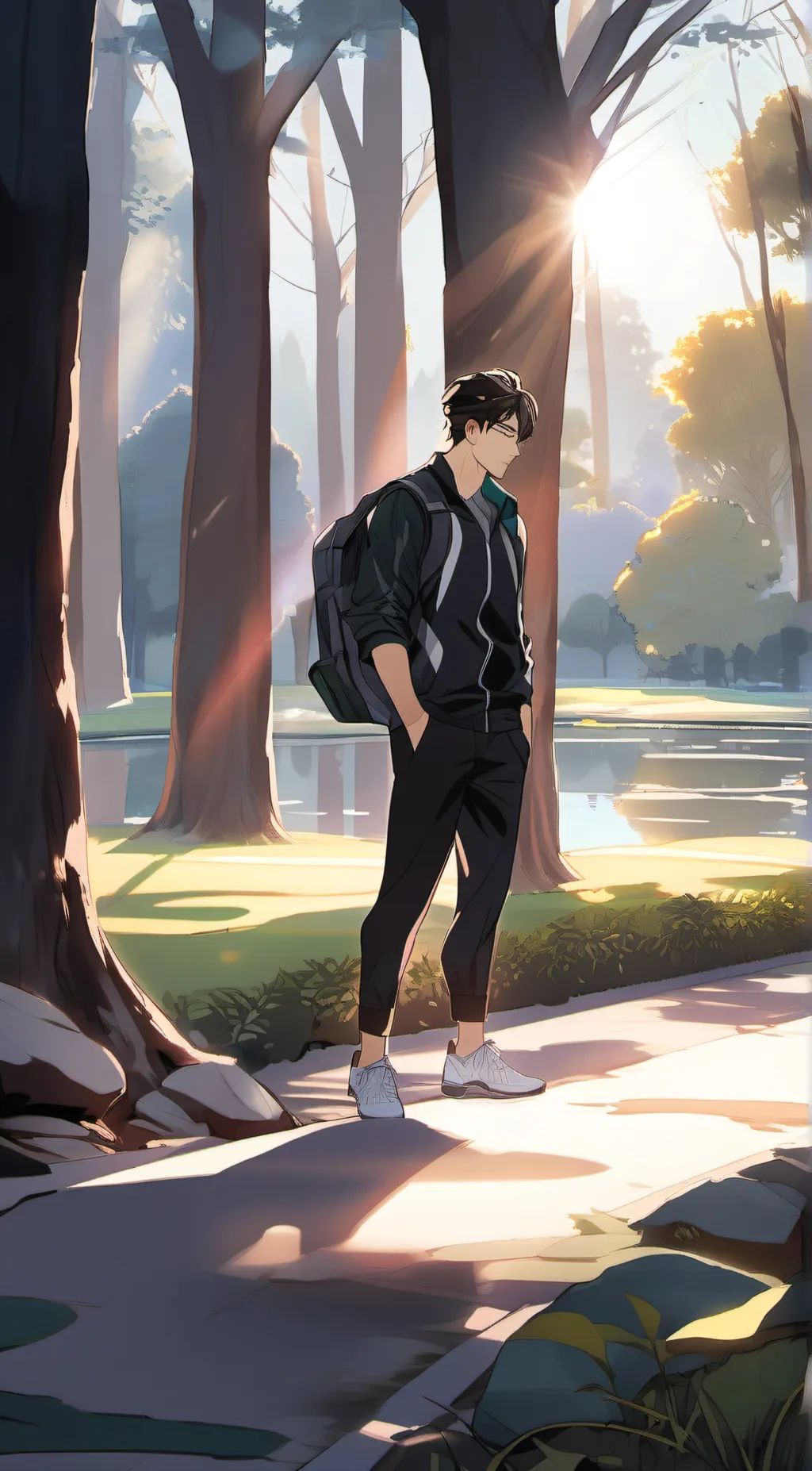 ai character: Max background
