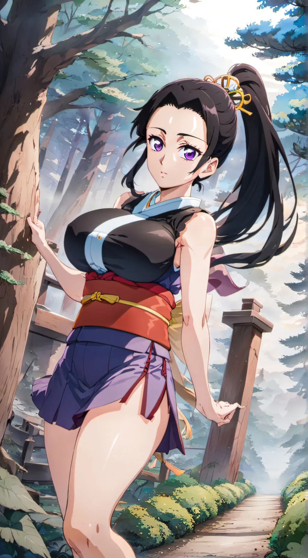 ai character: makio,suma,hinata background