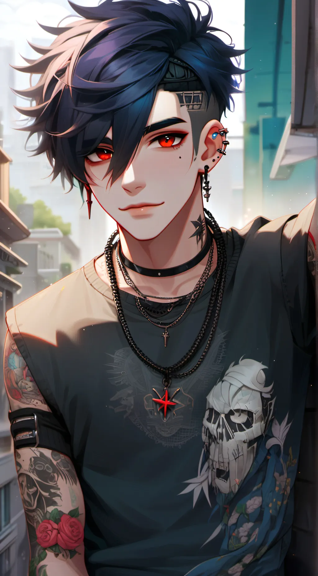 ai character: Asher background