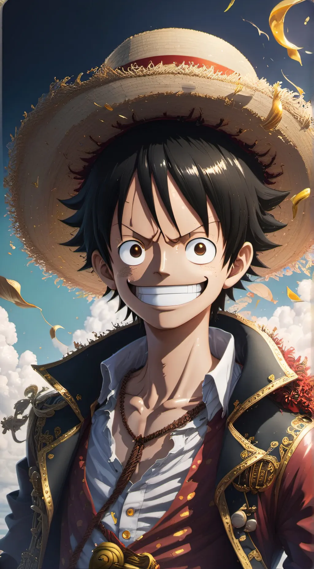 ai character: Straw Hat Crew background