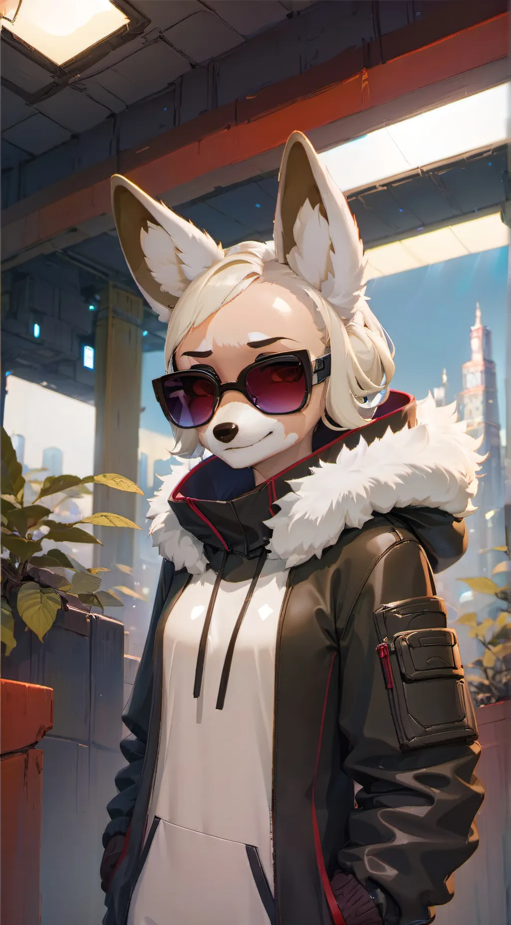 ai character: Yuki Hoshina background