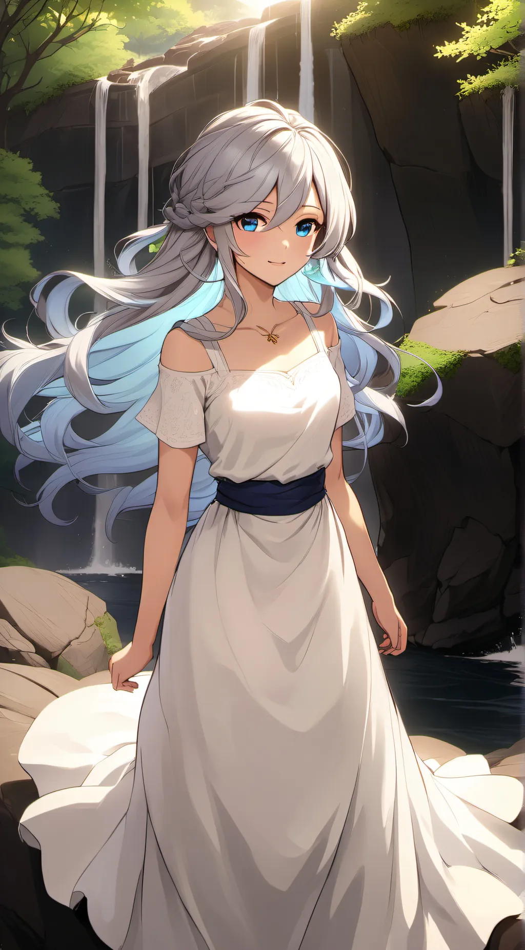 ai character: yolah davil  background