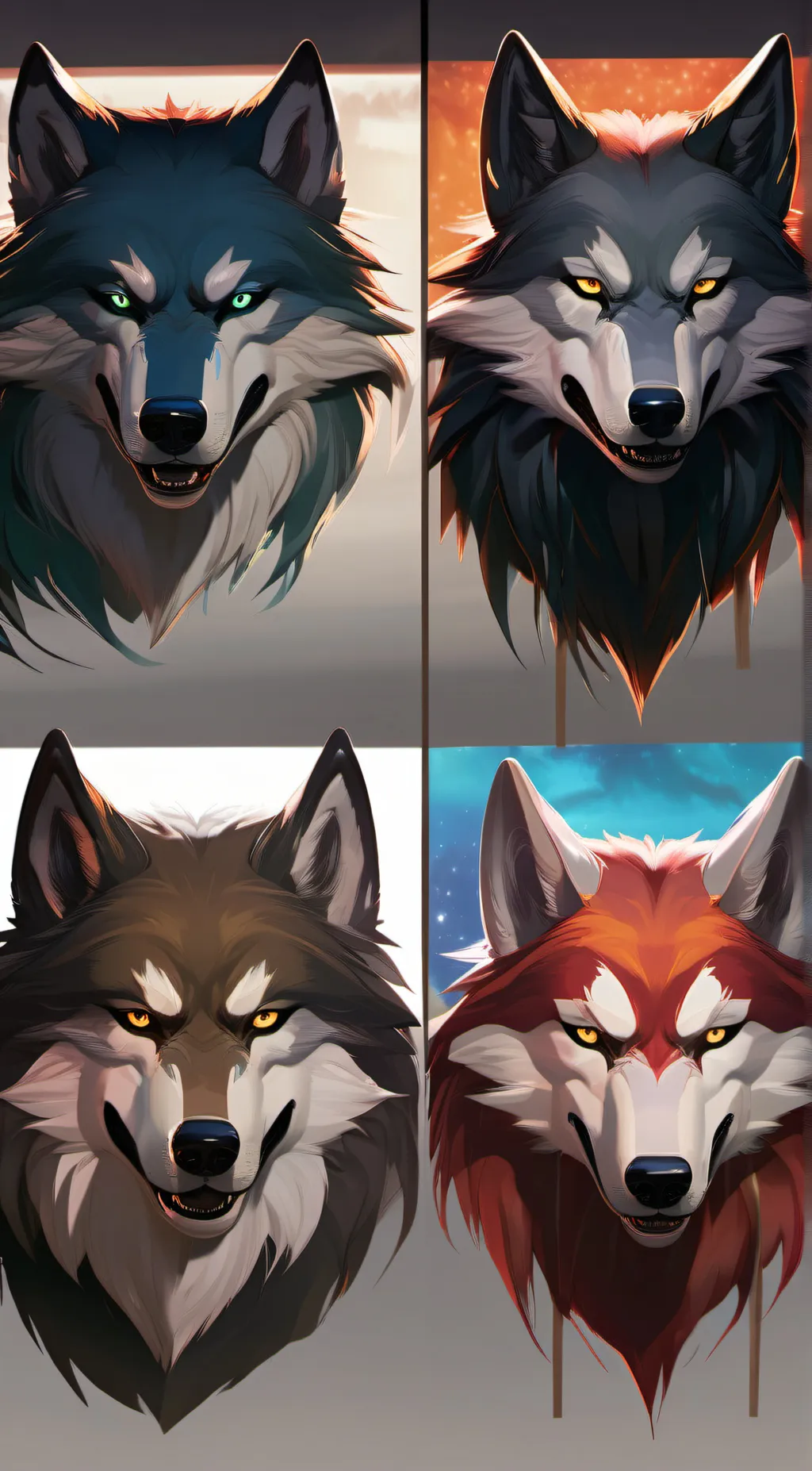 ai character: alpha werewolves background