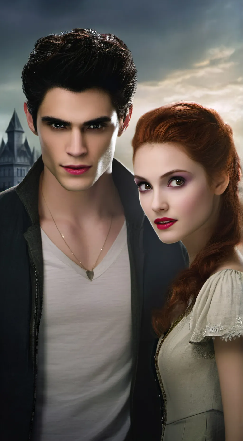 ai character: eward and Bella background