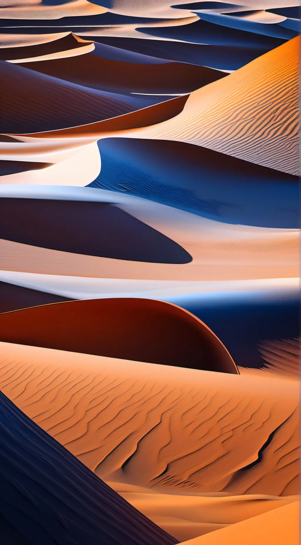 ai character: Sand background