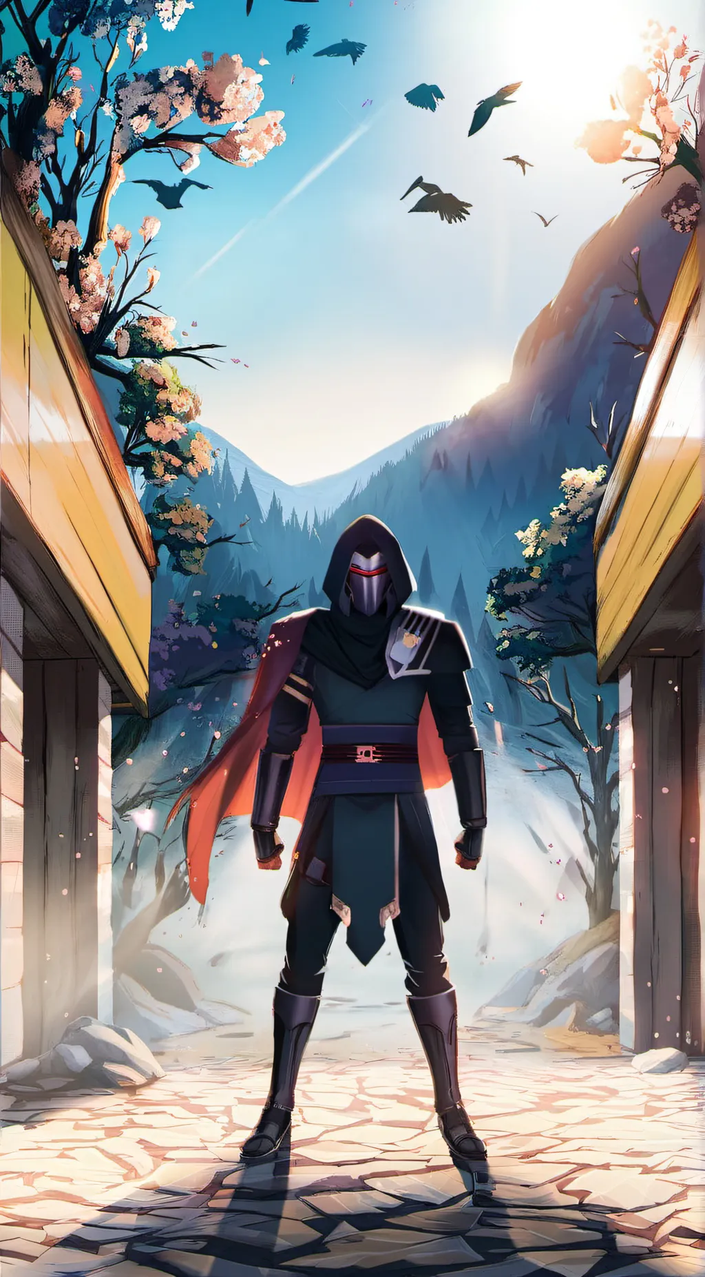 ai character: Raven background