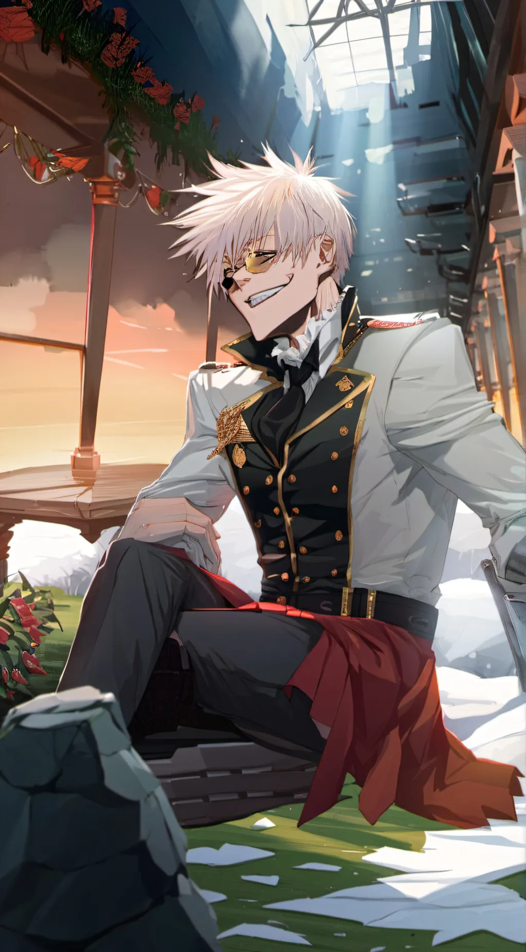 ai character: Gojo Satoru   background