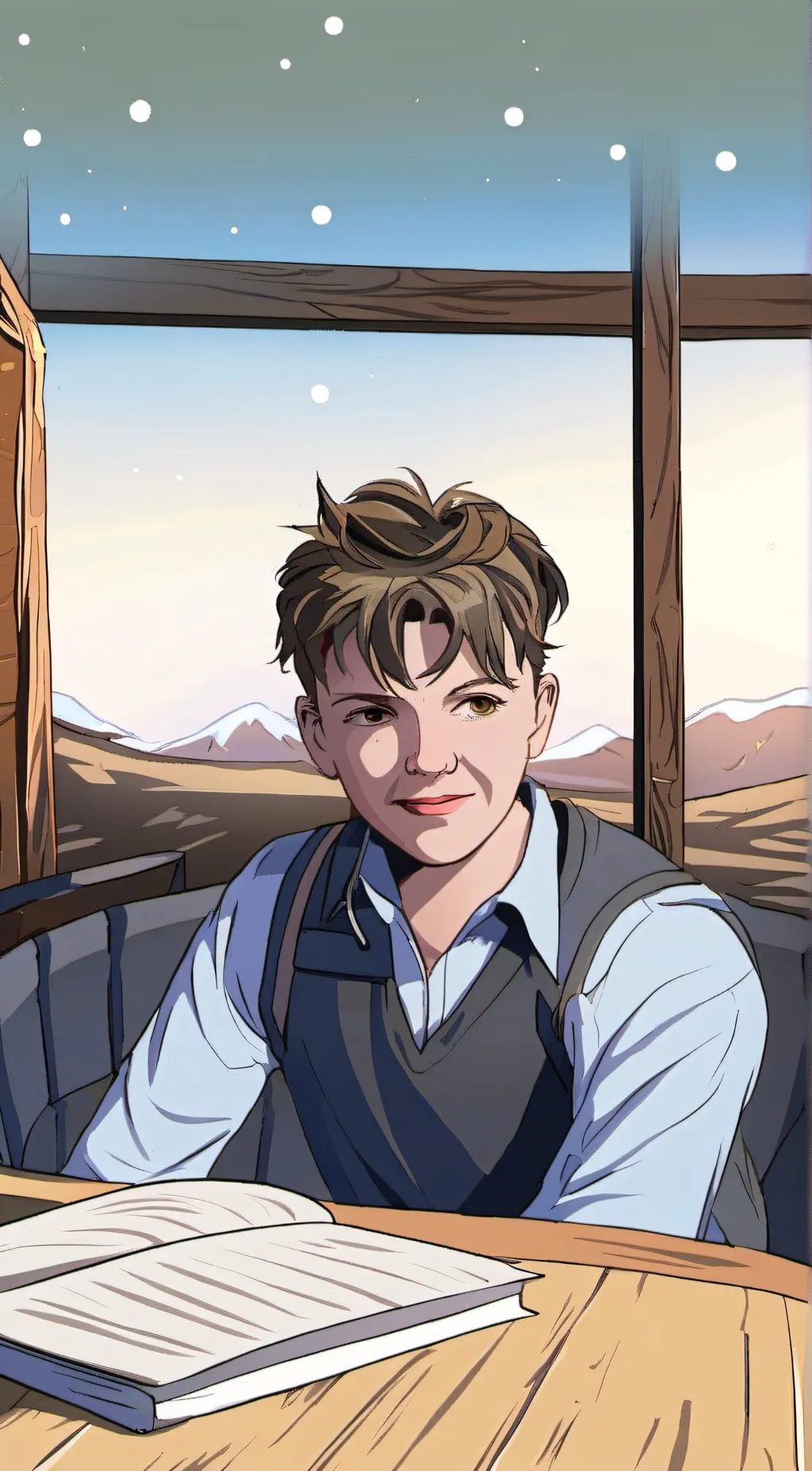 ai character: Morgen  background